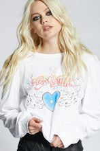 Load image into Gallery viewer, Aerosmith Heart Puff Sleeve Tee by Recycled Karma Brands