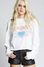 Load image into Gallery viewer, Aerosmith Heart Puff Sleeve Tee by Recycled Karma Brands